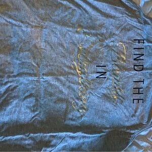 Apt. 9 Gray Tank Top with Gold Accents